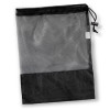 Black Drawstring Mesh Bags